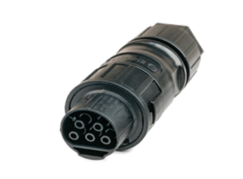 Enphase QD-CONN-M — Conector Macho Field-Wireable para Cable QD Trifásico