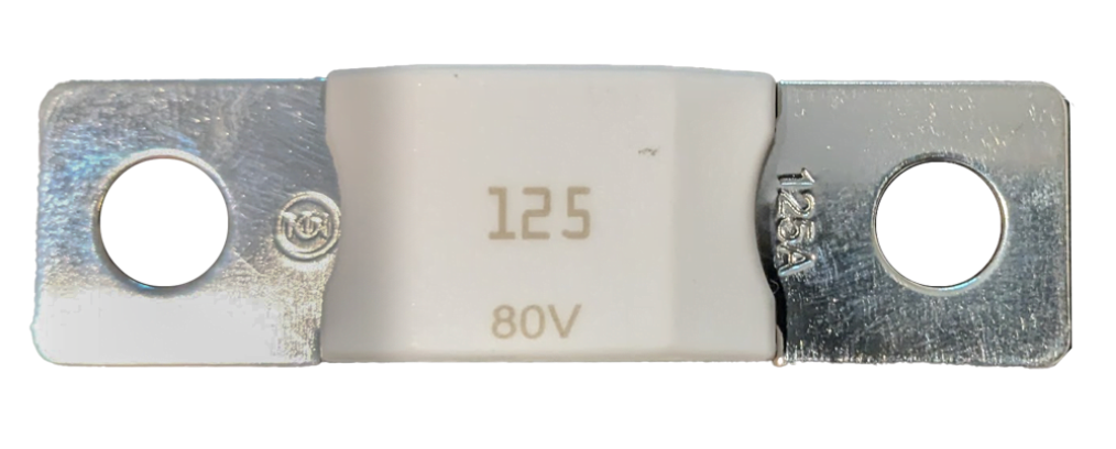 Fusible Victron MEGA 125A / 80V (VIC-MEGA-FUSE-125A/80V) – Protección de Alta Corriente para Sistemas Solares DC