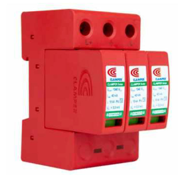 Clamper Solar CLAM-SOL-1000V | DPS fotovoltaico 1000 VDC 40 kA