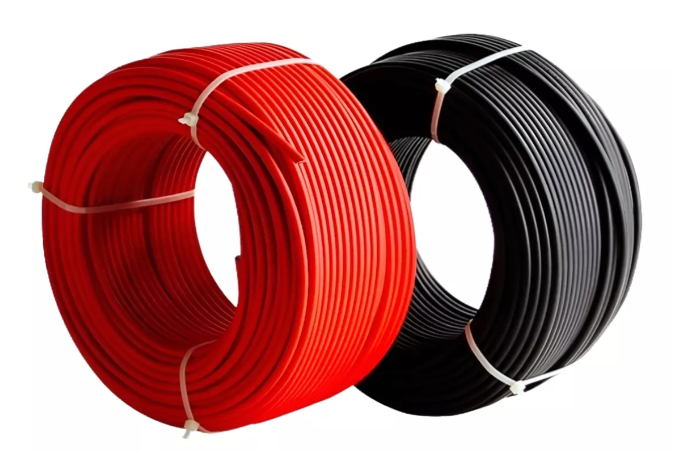 Cable Fotovoltaico Calibre 12 Negro O Rojo 50 Metros