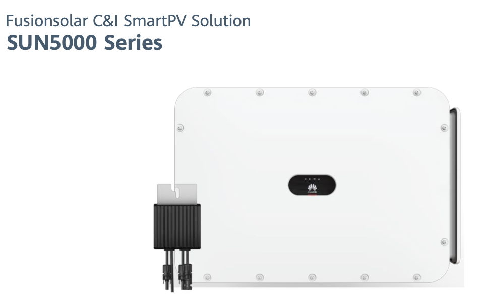 Inversor Solar Huawei SUN5000-150K-MG0 | 150 kW – Trifásico Industrial de Alta Eficiencia