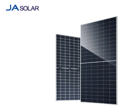 Panel Solar JA Solar 565W – Tecnología Mono PERC Half-Cell para Proyectos Comerciales