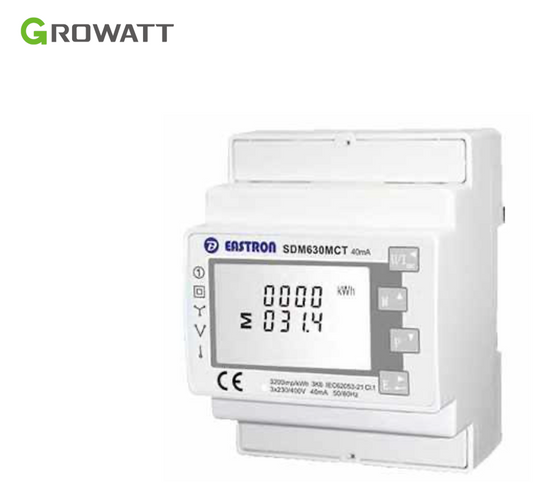 Growatt TPM-CT-E Smart Meter Clase 1 – Medición Precisa Monofásica/Trifásica
