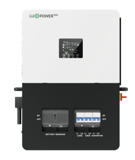 Inversor Híbrido LUX SNA-US 6 kW Breaker | Split-Phase 120/240V + Generador