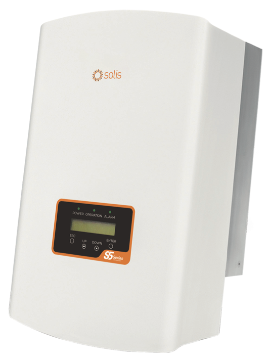 Inversor Solis de 6kW a 220V, 2 MPPT, 2 fases, incl. DC Disconnect.