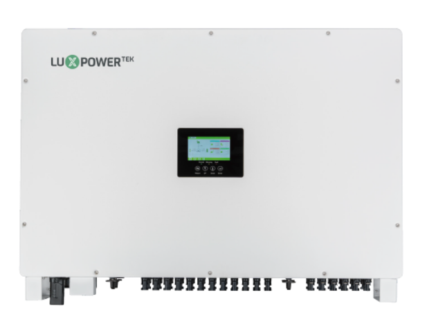 Convertidor LUXPOWER DC-DC, 200kWp de entrada FV Max y 100kW de salida, 24 MPPT´s, monitoreo 24/7
