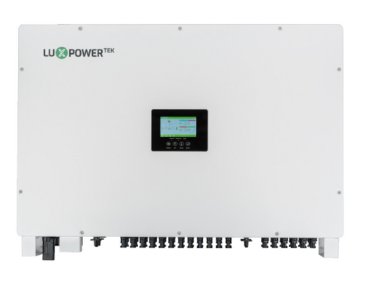 Convertidor LUXPOWER DC-DC, 200kWp de entrada FV Max y 100kW de salida, 24 MPPT´s, monitoreo 24/7