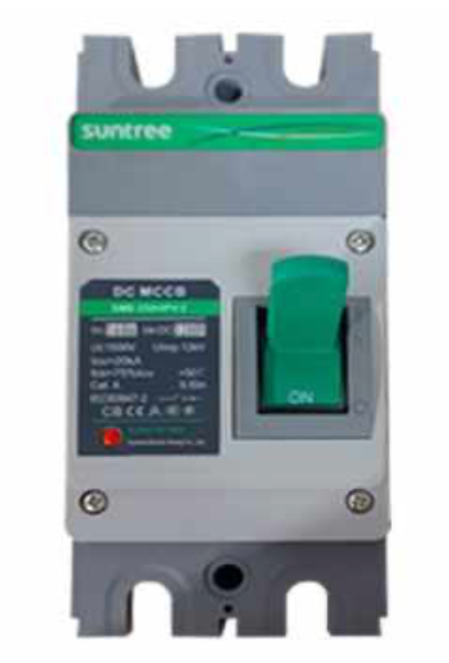 Interruptor Termomagnético MCCB DC MERZ SM8-250HPV | 2 Polos 1200 V DC 250 A para Sistemas Solares de Alta Potencia