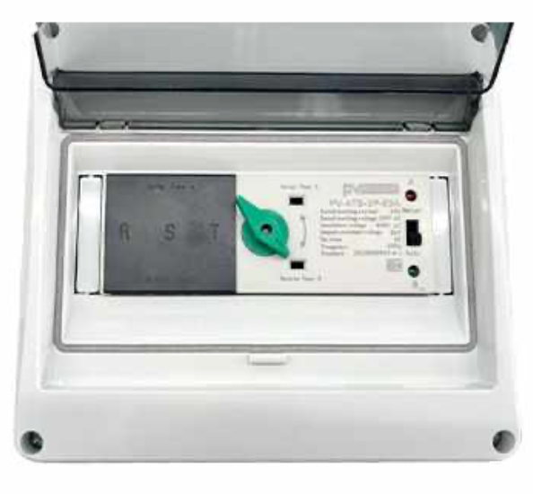 Conmutador Automático de Transferencia PV-ATS-3P-63A | ATS Trifásico 63 A para Sistemas Solares Híbridos