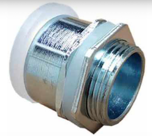 Conectores Galvanizados CNT-3/4"-10 (M25 a ¾” Conduit) – Paquete de 10
