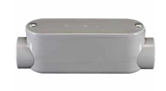 Conduleta de PVC Tipo C ¾″ CNTX-C-SCH40-3/4 | Canalización Cédula 40 para Sistemas Fotovoltaicos