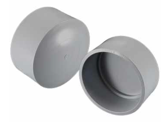 Tapón PVC Conduit 1 1/4” SCH 40 | CNTX-TAP-SCH40-1 1/4 | Accesorio eléctrico para instalación solar