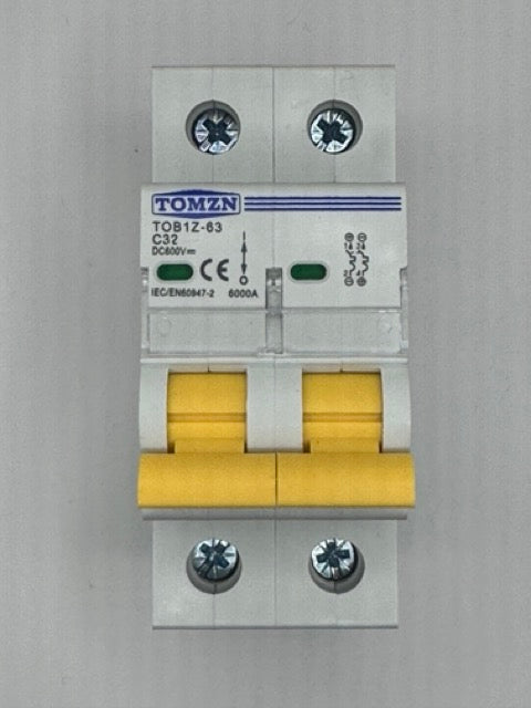 Interruptor Termomagnetico Dc Solar Fotovoltaico 600v